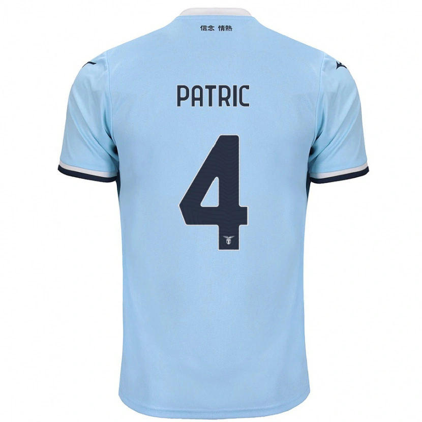 Danxen Kinderen Patric #4 Blauw Thuisshirt Thuistenue 2024/25 T-Shirt