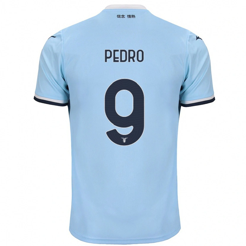 Danxen Kinderen Pedro #9 Blauw Thuisshirt Thuistenue 2024/25 T-Shirt