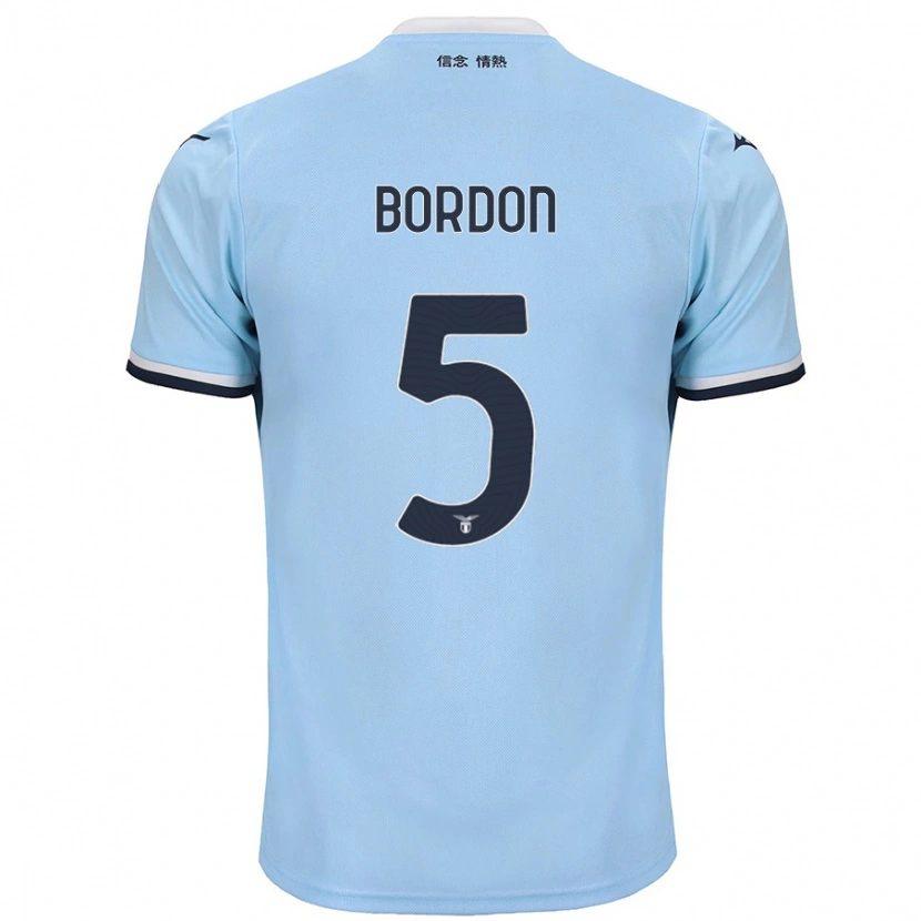 Danxen Kinderen Filipe Bordon #5 Blauw Thuisshirt Thuistenue 2024/25 T-Shirt