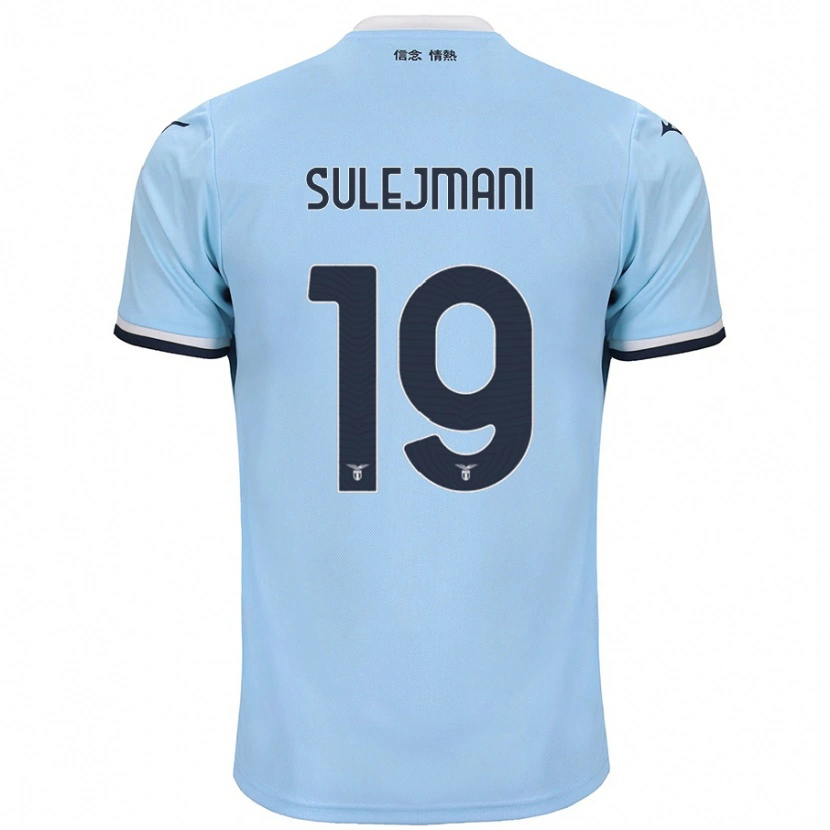 Danxen Kinderen Flavio Sulejmani #19 Blauw Thuisshirt Thuistenue 2024/25 T-Shirt