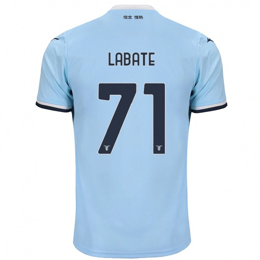 Danxen Kinderen Camilla Labate #71 Blauw Thuisshirt Thuistenue 2024/25 T-Shirt