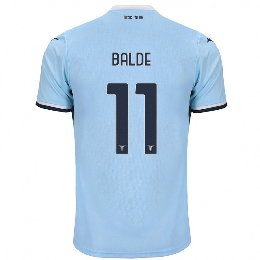 Danxen Kinderen Mahamadou Balde #11 Blauw Thuisshirt Thuistenue 2024/25 T-Shirt