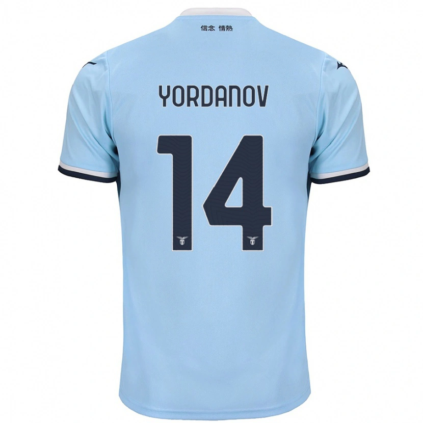 Danxen Kinderen Damyan Yordanov #14 Blauw Thuisshirt Thuistenue 2024/25 T-Shirt