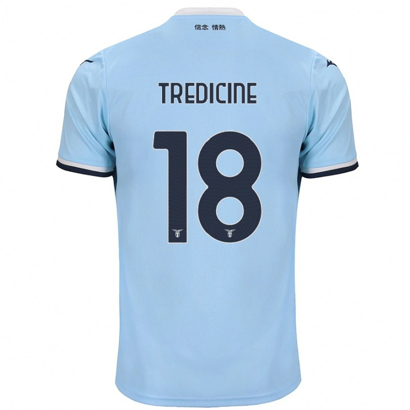 Danxen Kinderen Manuel Tredicine #18 Blauw Thuisshirt Thuistenue 2024/25 T-Shirt