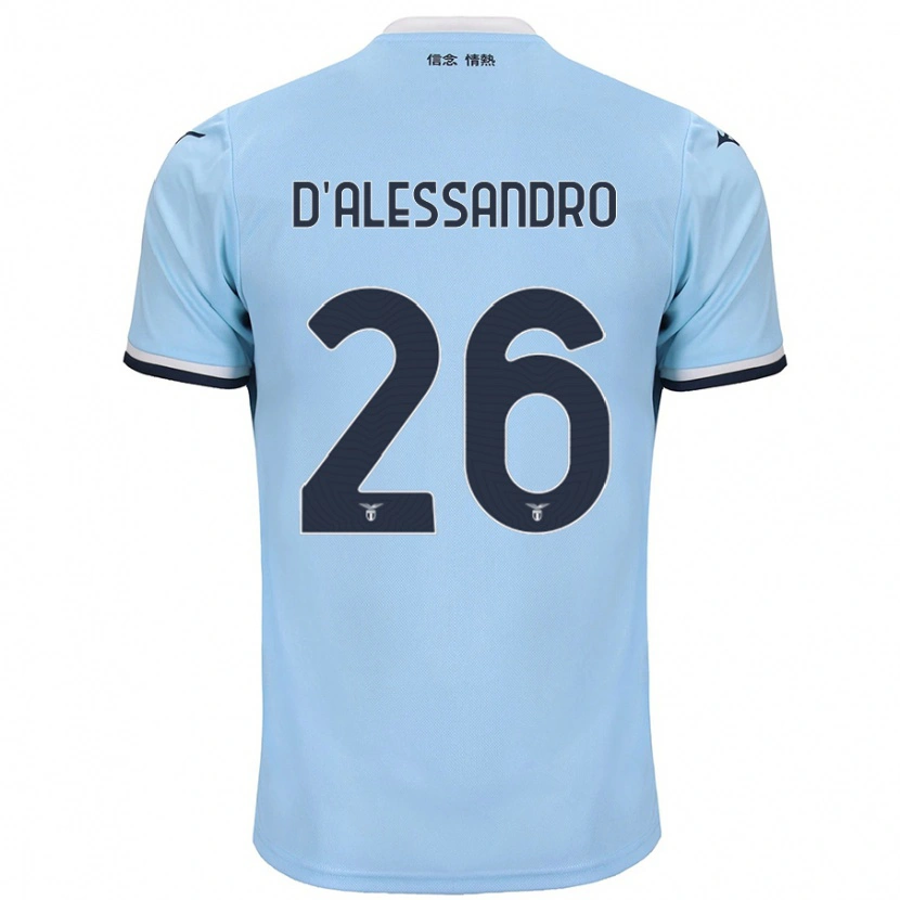 Danxen Kinderen Mattya D'alessandro #26 Blauw Thuisshirt Thuistenue 2024/25 T-Shirt