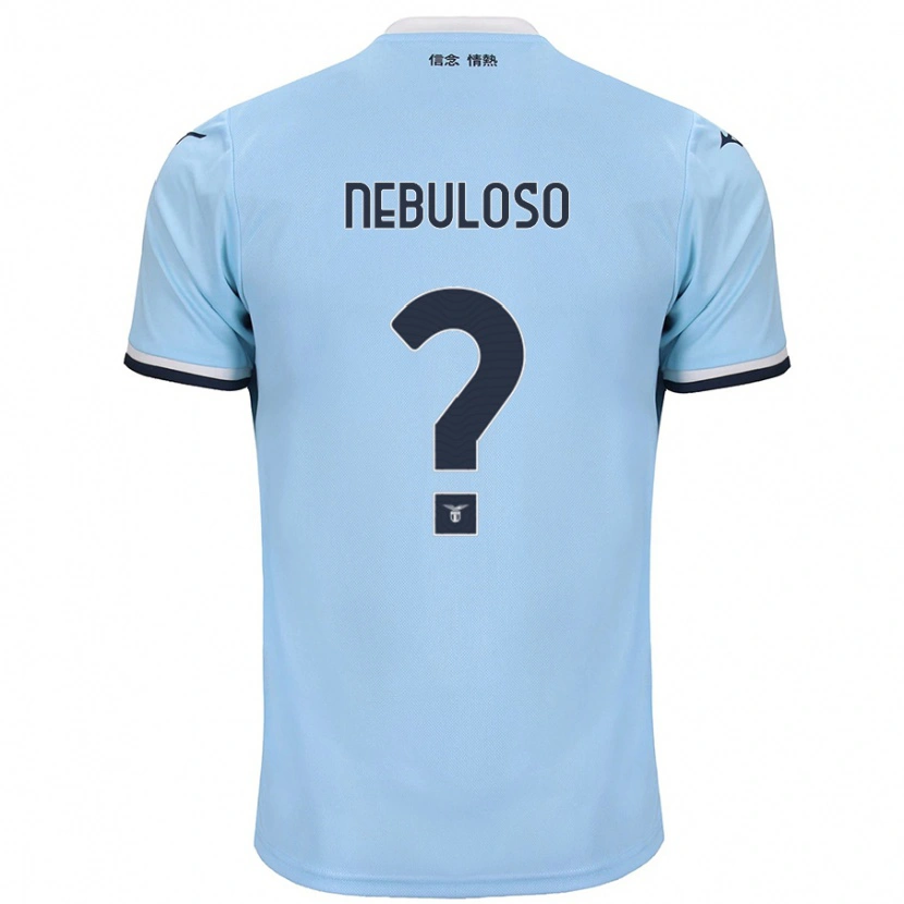 Danxen Kinderen Giulio Nebuloso #0 Blauw Thuisshirt Thuistenue 2024/25 T-Shirt