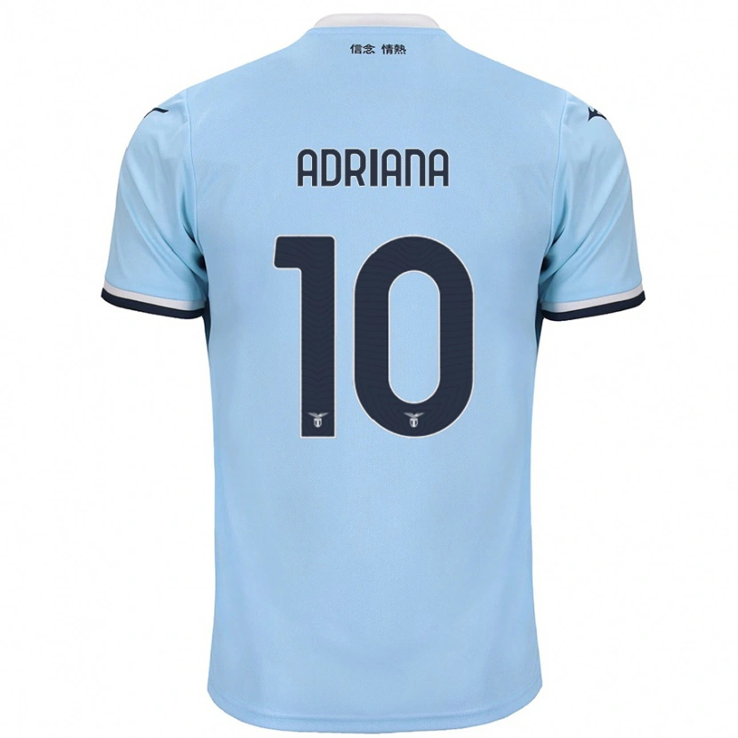 Danxen Kinderen Adriana Martín Santamaría #10 Blauw Thuisshirt Thuistenue 2024/25 T-Shirt