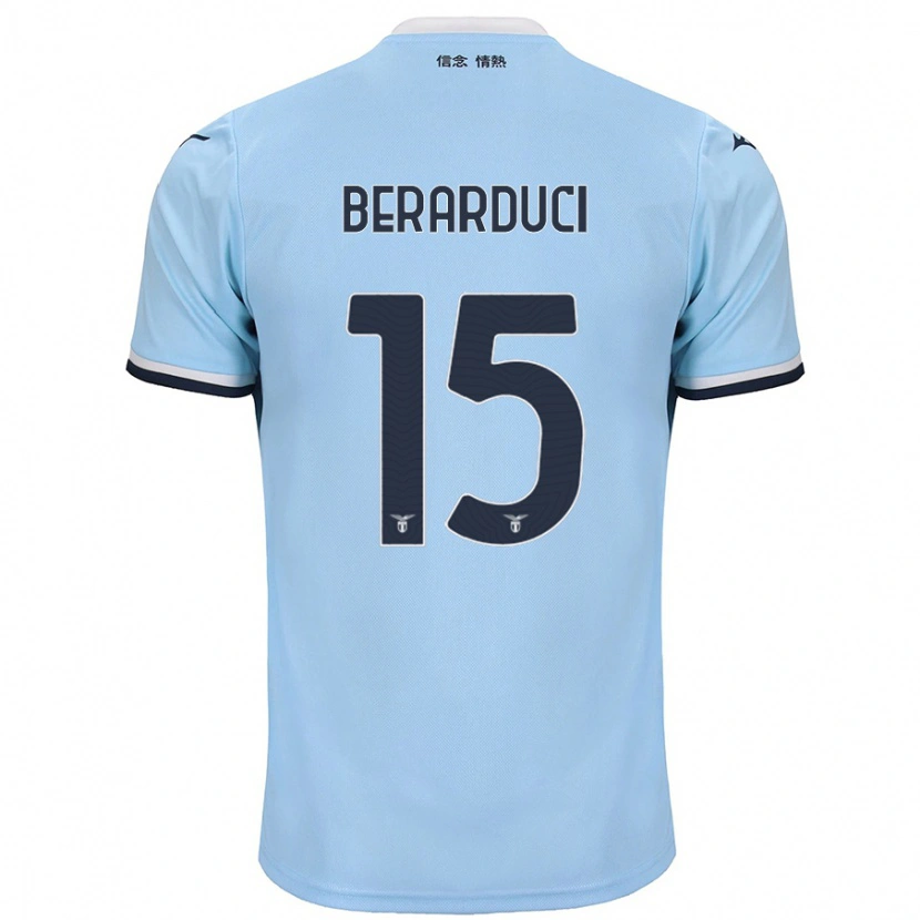 Danxen Kinderen Martina Berarduci #15 Blauw Thuisshirt Thuistenue 2024/25 T-Shirt