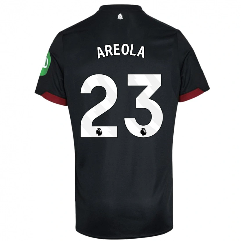 Danxen Kinderen Alphonse Areola #23 Zwart Wit Uitshirt Uittenue 2024/25 T-Shirt