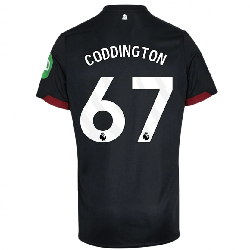 Danxen Kinderen Remy Coddington #67 Zwart Wit Uitshirt Uittenue 2024/25 T-Shirt