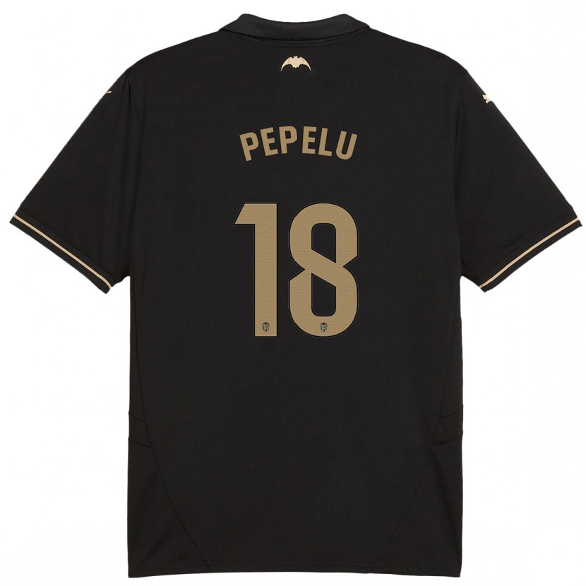 Danxen Kinderen Pepelu #18 Zwart Uitshirt Uittenue 2024/25 T-Shirt