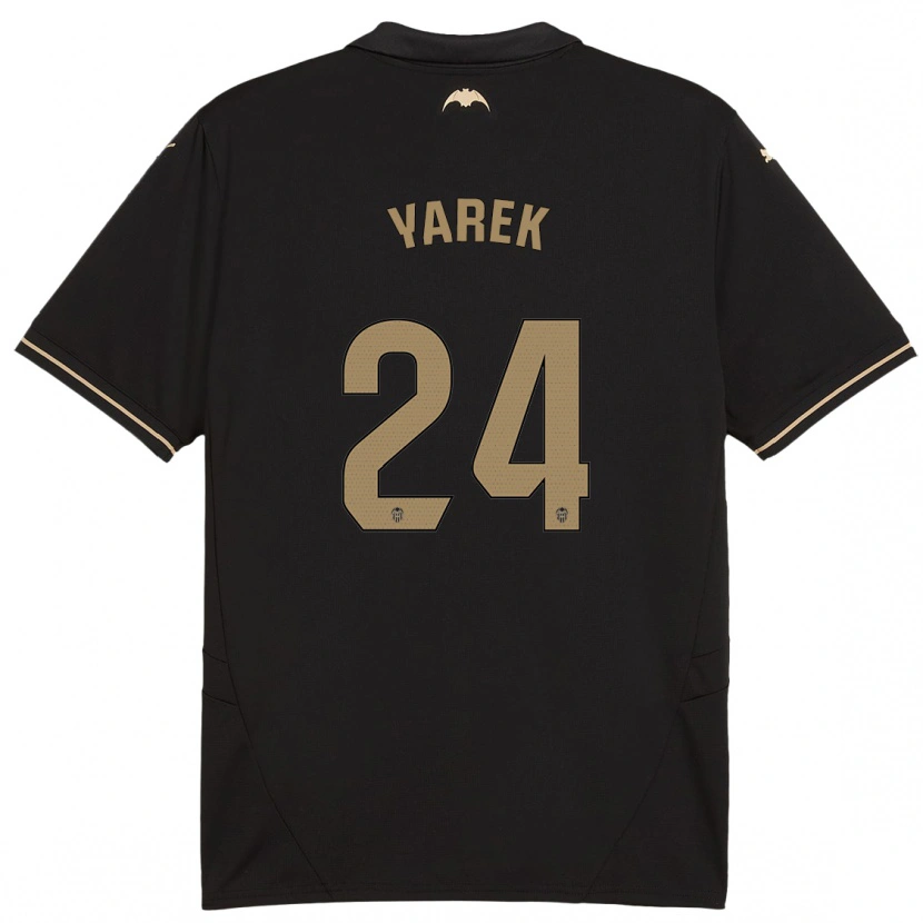 Danxen Kinderen Yarek Gasiorowski #24 Zwart Uitshirt Uittenue 2024/25 T-Shirt