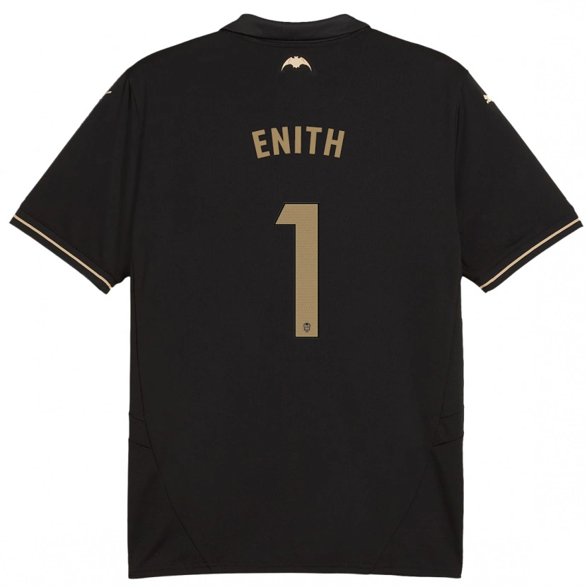 Danxen Kinderen Enith #1 Zwart Uitshirt Uittenue 2024/25 T-Shirt