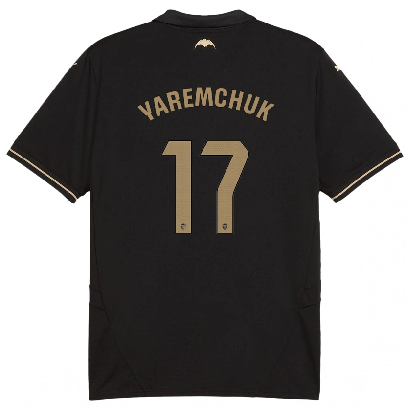 Danxen Kinderen Roman Yaremchuk #17 Zwart Uitshirt Uittenue 2024/25 T-Shirt