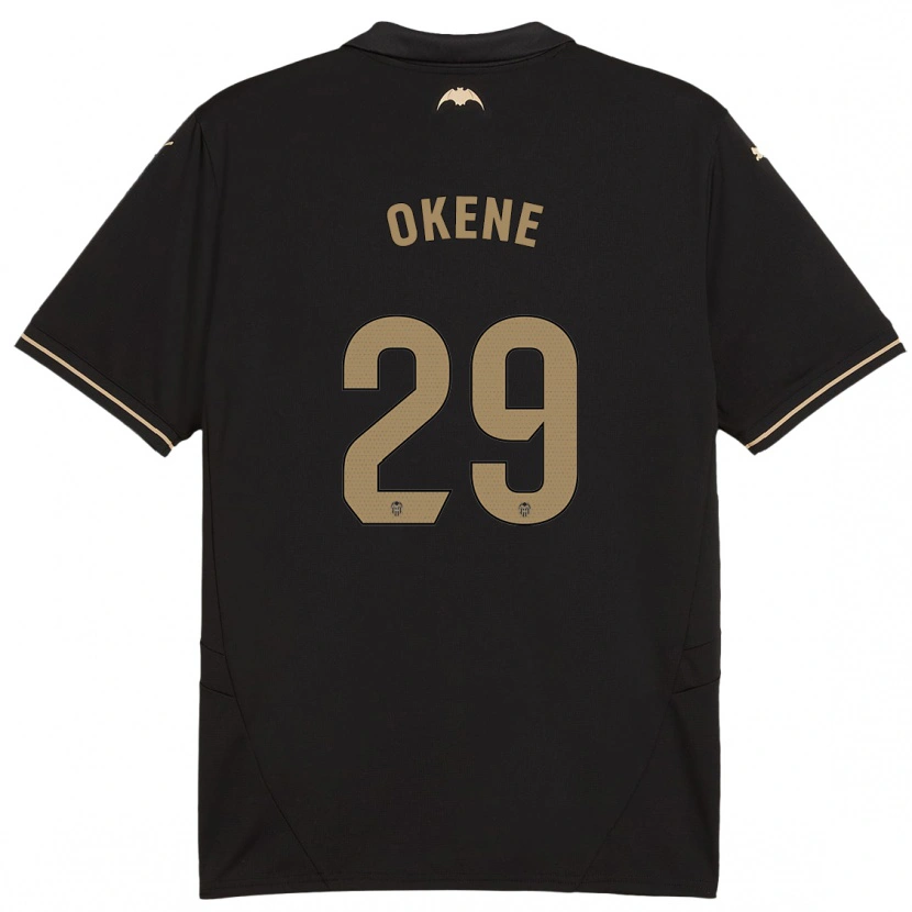 Danxen Kinderen Andrea Okene #29 Zwart Uitshirt Uittenue 2024/25 T-Shirt