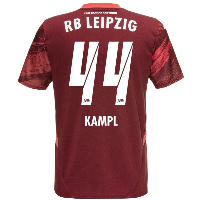 Danxen Kinderen Kevin Kampl #44 Bordeauxrood Uitshirt Uittenue 2024/25 T-Shirt