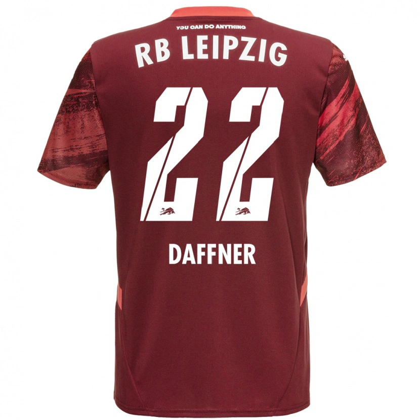 Danxen Kinderen Felix Daffner #22 Bordeauxrood Uitshirt Uittenue 2024/25 T-Shirt