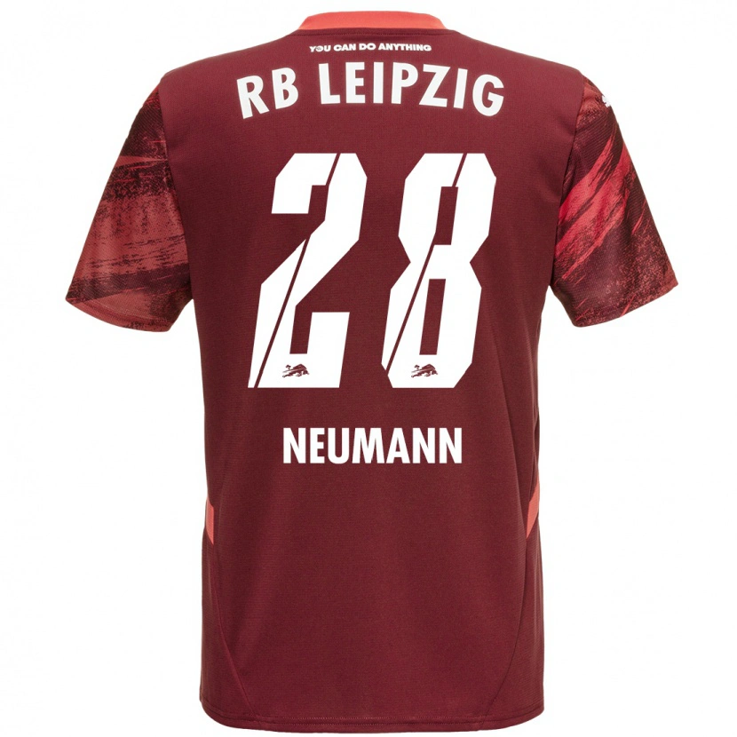 Danxen Kinderen Cenny Neumann #28 Bordeauxrood Uitshirt Uittenue 2024/25 T-Shirt