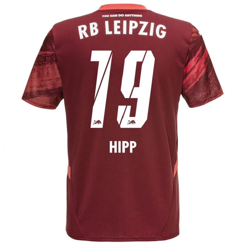 Danxen Kinderen Jenny Hipp #19 Bordeauxrood Uitshirt Uittenue 2024/25 T-Shirt