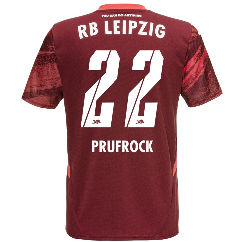 Danxen Kinderen Silas Prüfrock #22 Bordeauxrood Uitshirt Uittenue 2024/25 T-Shirt