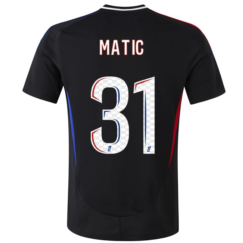 Danxen Kinderen Nemanja Matic #31 Zwart Uitshirt Uittenue 2024/25 T-Shirt