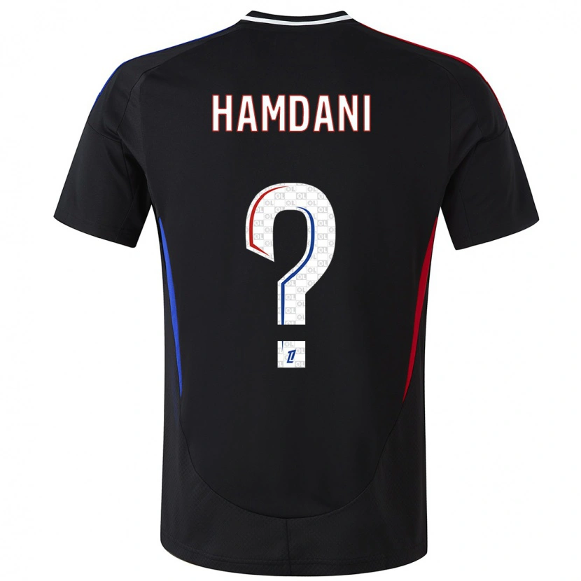 Danxen Kinderen Adil Hamdani #0 Zwart Uitshirt Uittenue 2024/25 T-Shirt