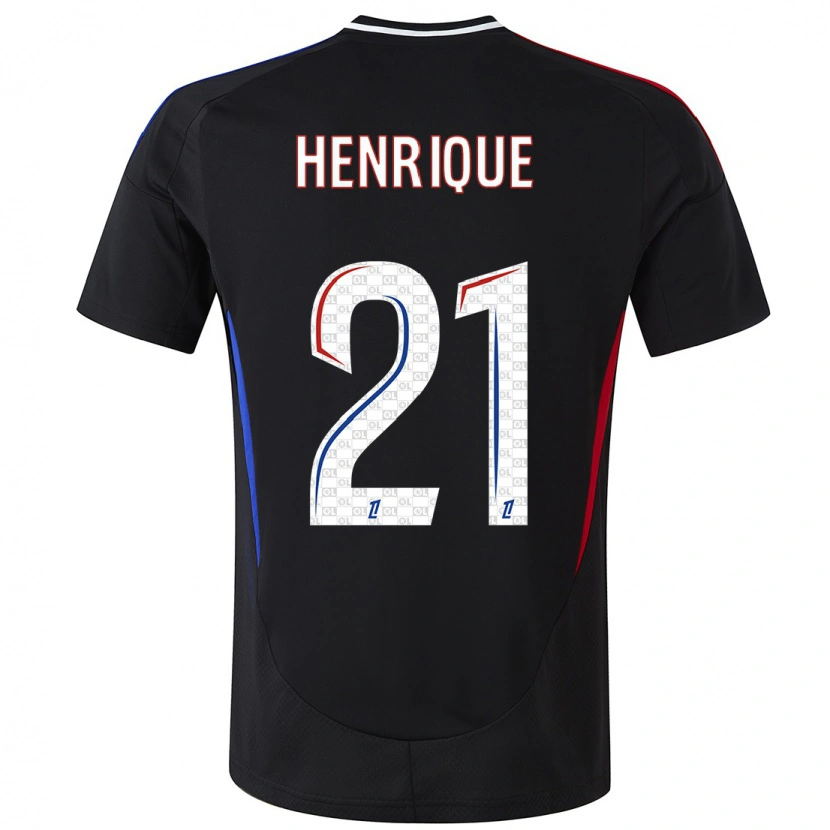 Danxen Kinderen Henrique Silva #21 Zwart Uitshirt Uittenue 2024/25 T-Shirt