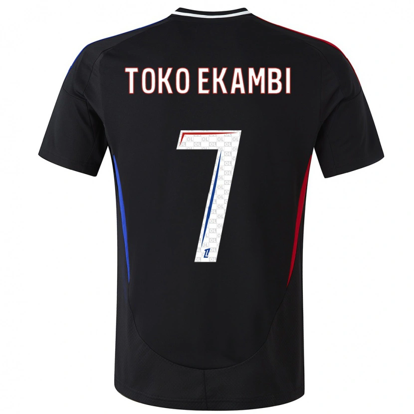 Danxen Kinderen Karl Toko Ekambi #7 Zwart Uitshirt Uittenue 2024/25 T-Shirt