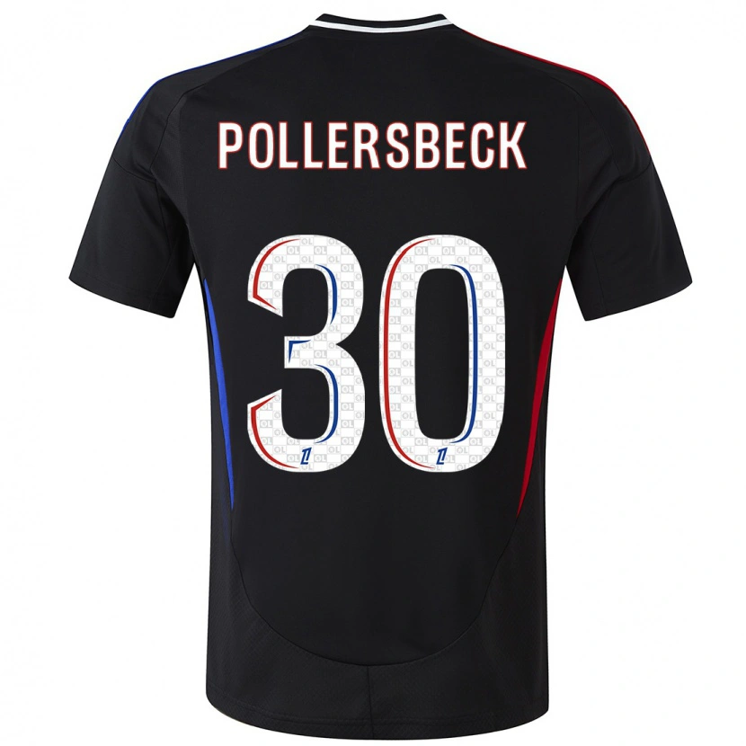 Danxen Kinderen Julian Pollersbeck #30 Zwart Uitshirt Uittenue 2024/25 T-Shirt