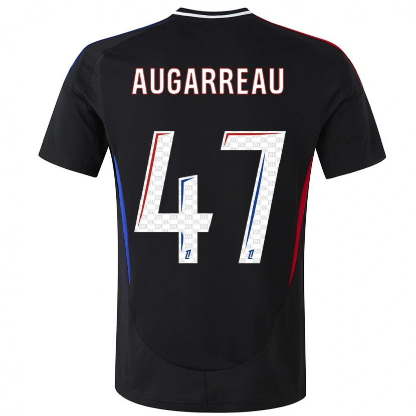 Danxen Kinderen Sofiane Augarreau #47 Zwart Uitshirt Uittenue 2024/25 T-Shirt