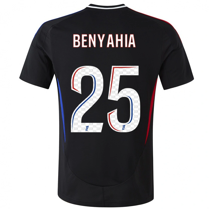 Danxen Kinderen Ines Benyahia #25 Zwart Uitshirt Uittenue 2024/25 T-Shirt