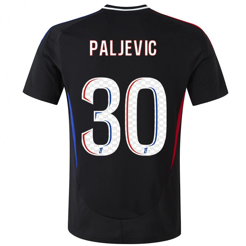 Danxen Kinderen Alyssia Paljevic #30 Zwart Uitshirt Uittenue 2024/25 T-Shirt