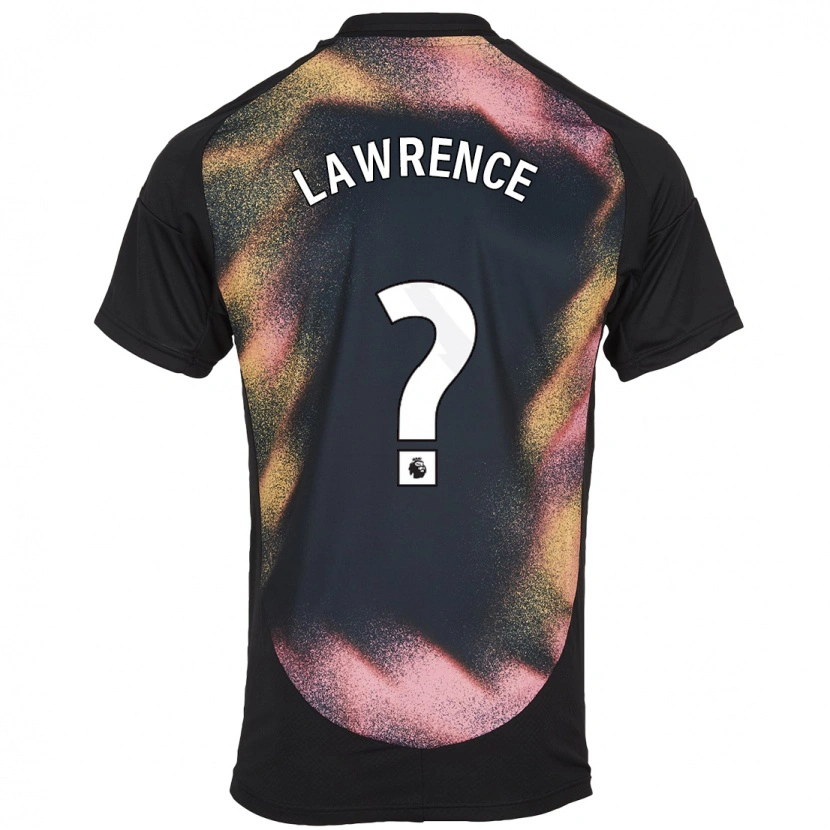 Danxen Kinderen Will Lawrence #0 Zwart Wit Uitshirt Uittenue 2024/25 T-Shirt