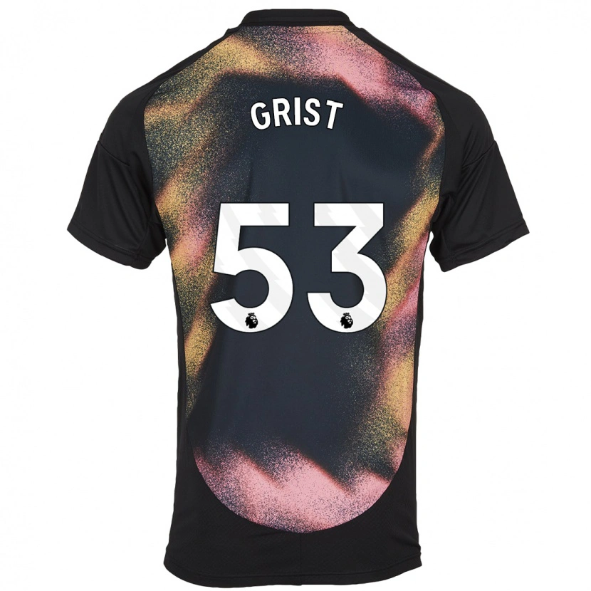 Danxen Kinderen Ben Grist #53 Zwart Wit Uitshirt Uittenue 2024/25 T-Shirt