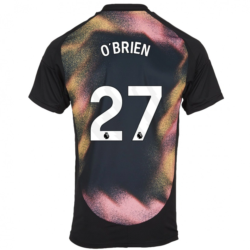 Danxen Kinderen Shannon O'brien #27 Zwart Wit Uitshirt Uittenue 2024/25 T-Shirt