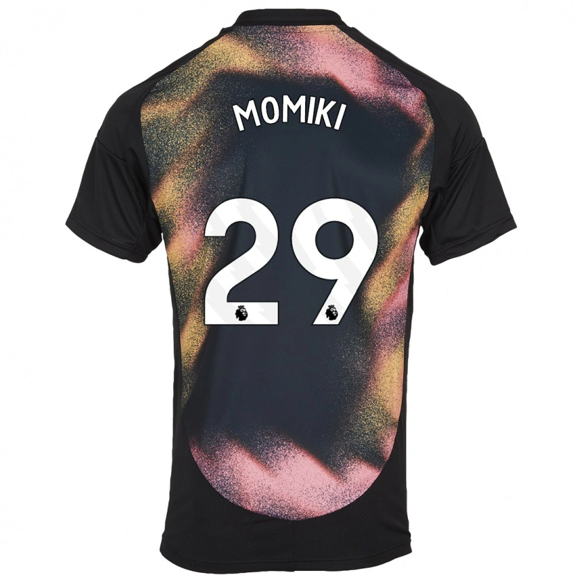 Danxen Kinderen Yuka Momiki #29 Zwart Wit Uitshirt Uittenue 2024/25 T-Shirt