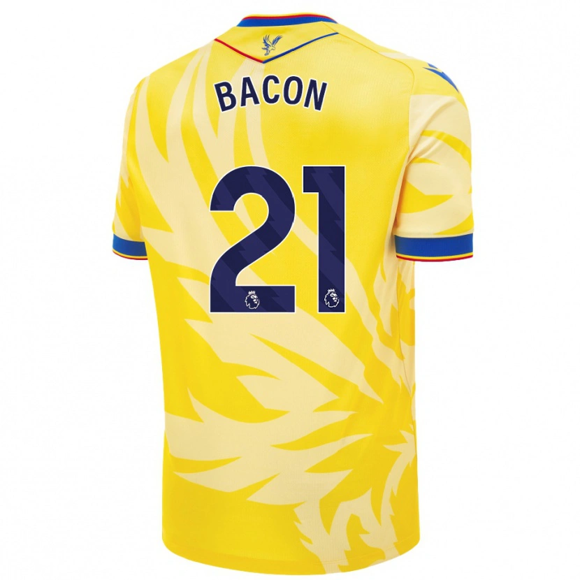 Danxen Kinderen Skye Bacon #21 Geel Uitshirt Uittenue 2024/25 T-Shirt