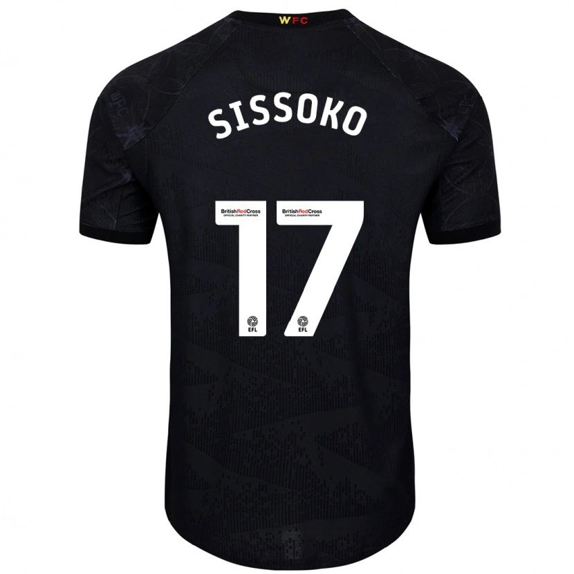 Danxen Kinderen Moussa Sissoko #17 Zwart Wit Uitshirt Uittenue 2024/25 T-Shirt