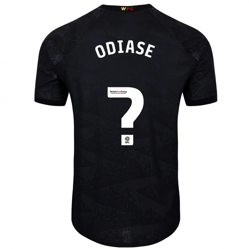 Danxen Kinderen Kash Odiase #0 Zwart Wit Uitshirt Uittenue 2024/25 T-Shirt