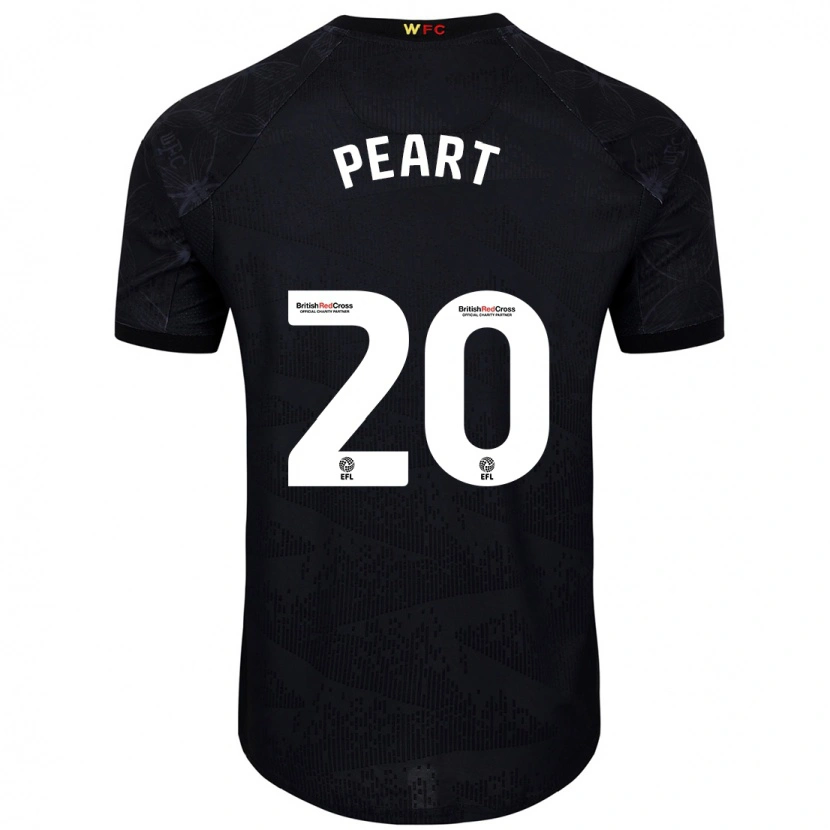 Danxen Kinderen Kalani Peart #20 Zwart Wit Uitshirt Uittenue 2024/25 T-Shirt