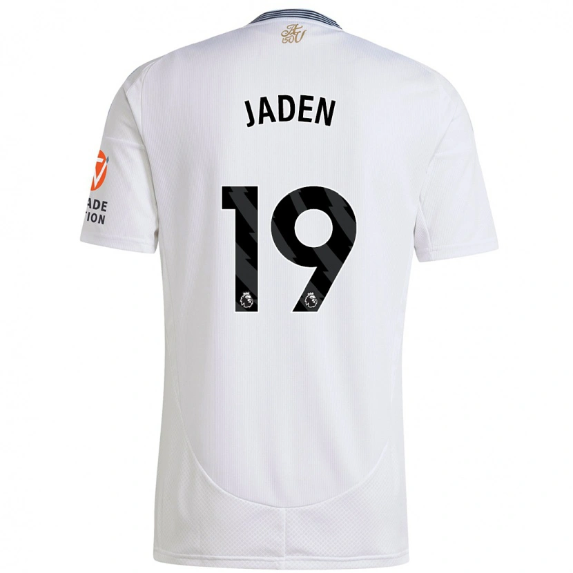 Danxen Kinderen Jaden Philogene #19 Wit Uitshirt Uittenue 2024/25 T-Shirt