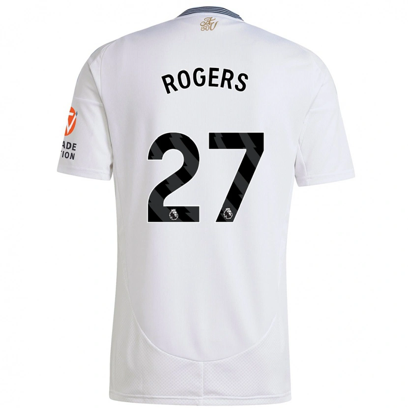 Danxen Kinderen Morgan Rogers #27 Wit Uitshirt Uittenue 2024/25 T-Shirt