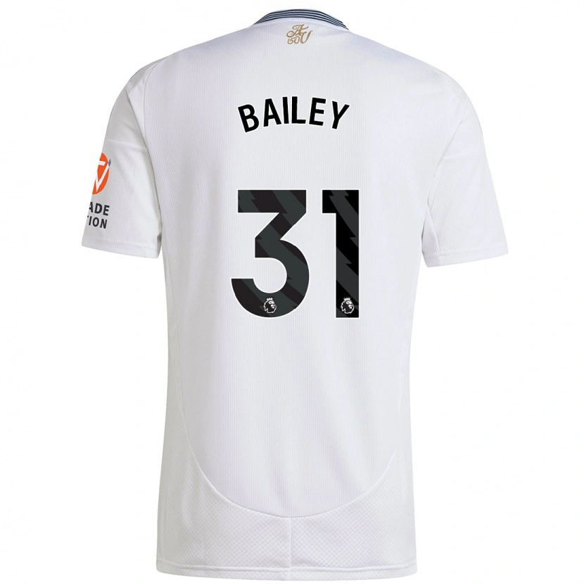 Danxen Kinderen Leon Bailey #31 Wit Uitshirt Uittenue 2024/25 T-Shirt