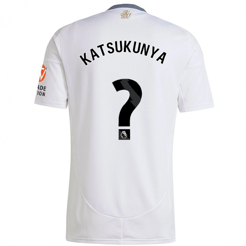 Danxen Kinderen Thierry Katsukunya #0 Wit Uitshirt Uittenue 2024/25 T-Shirt