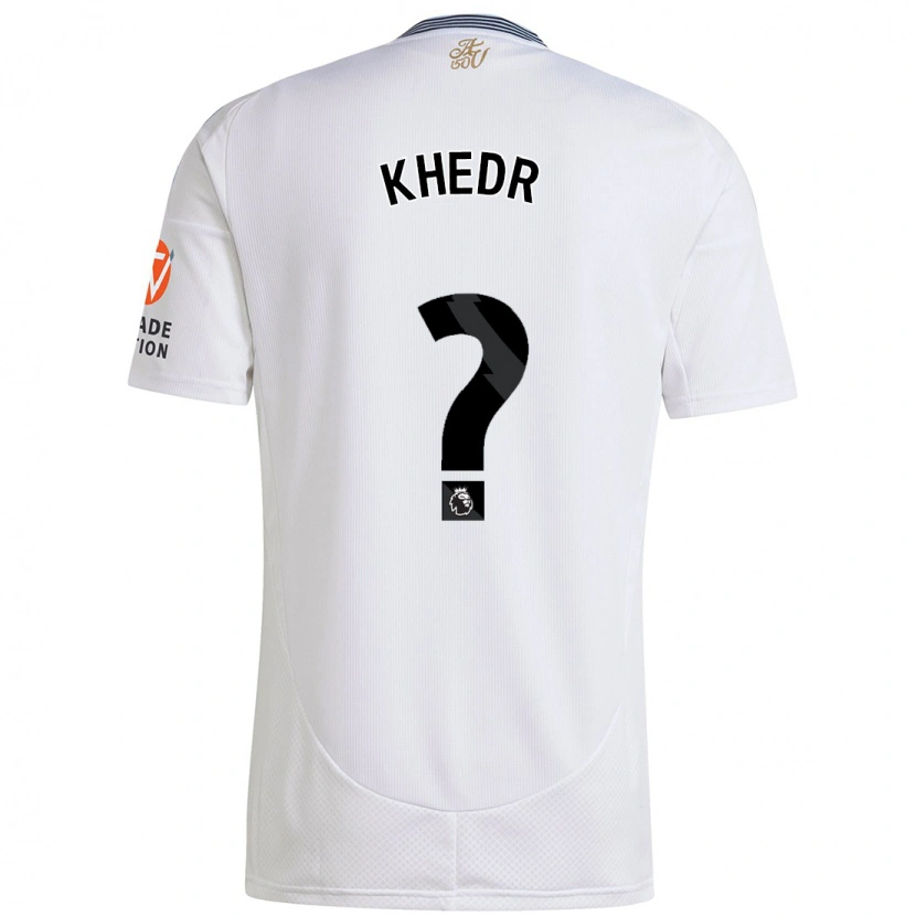 Danxen Kinderen Omar Khedr #0 Wit Uitshirt Uittenue 2024/25 T-Shirt