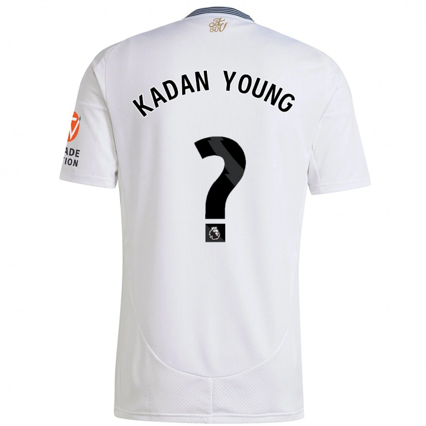 Danxen Kinderen Kadan Young #0 Wit Uitshirt Uittenue 2024/25 T-Shirt