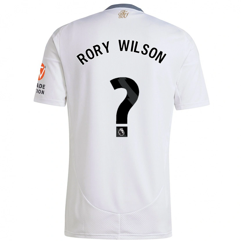 Danxen Kinderen Rory Wilson #0 Wit Uitshirt Uittenue 2024/25 T-Shirt