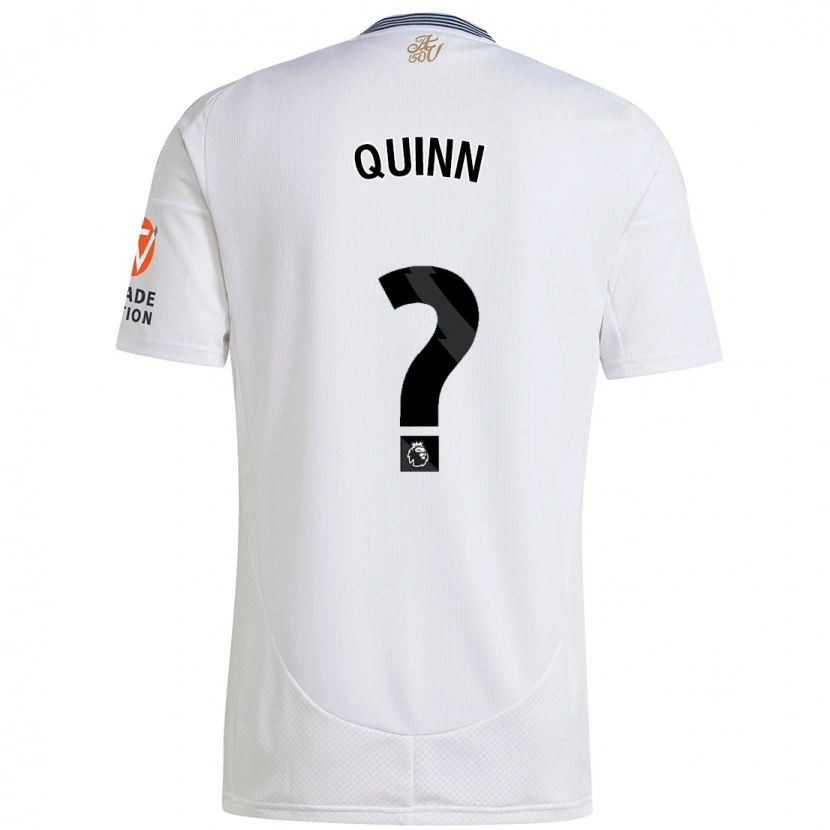 Danxen Kinderen Keilan Quinn #0 Wit Uitshirt Uittenue 2024/25 T-Shirt