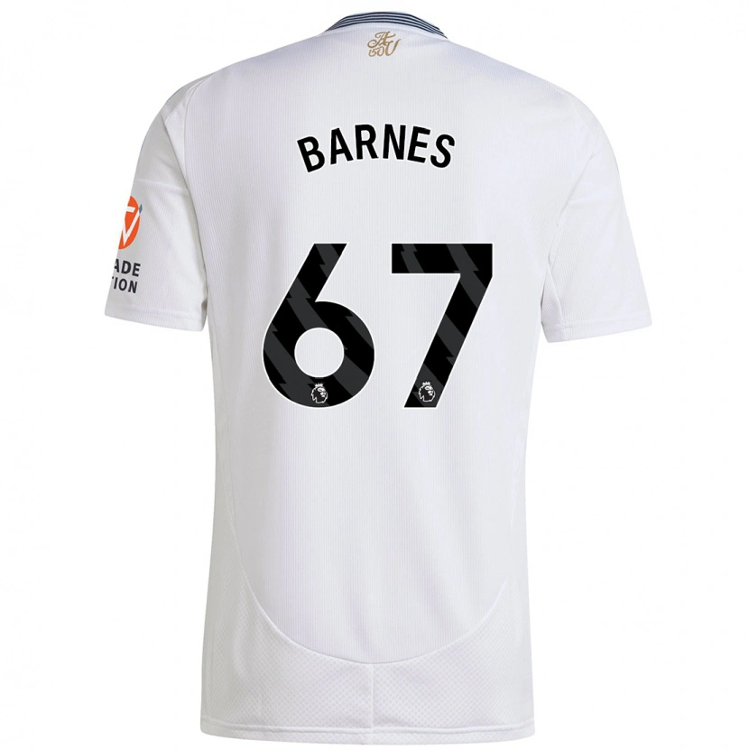 Danxen Kinderen Mikell Barnes #67 Wit Uitshirt Uittenue 2024/25 T-Shirt