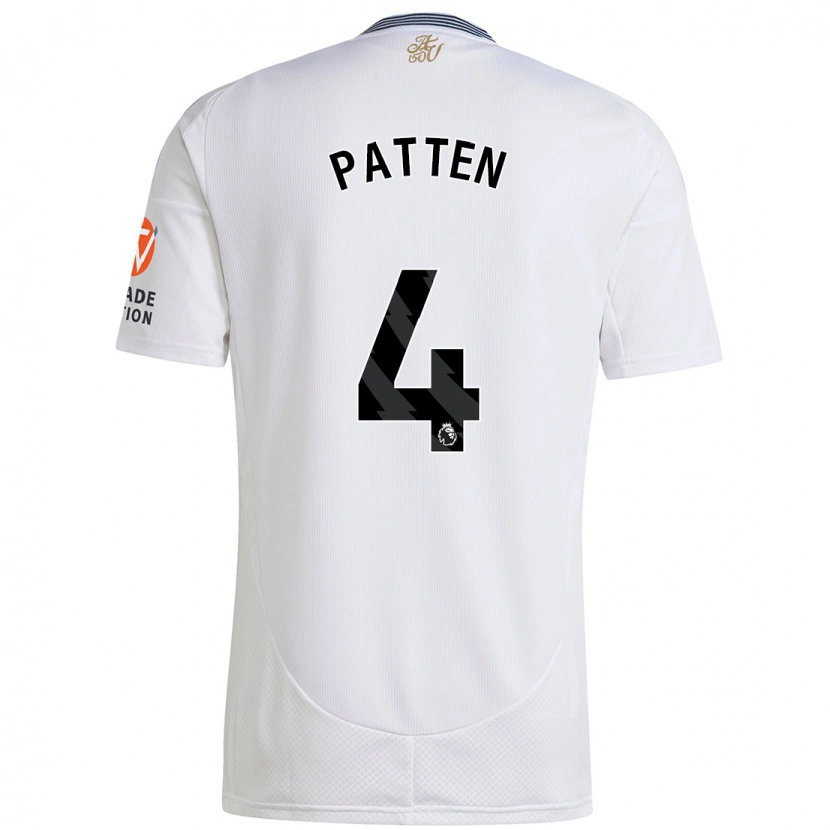 Danxen Kinderen Anna Patten #4 Wit Uitshirt Uittenue 2024/25 T-Shirt